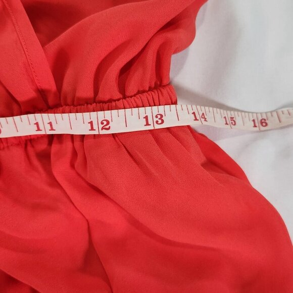 Sans Souci Coral Colored Cold Shoulder Dress Large
Lot K - Picture 5 of 6